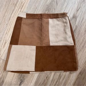 colorblock hollister mini skirt size small